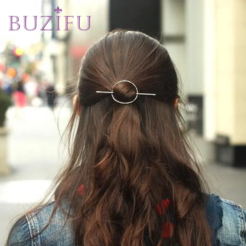 BUZIFU новые уникальные шпильки круглые для волос ювелирные изделия Модные заколки