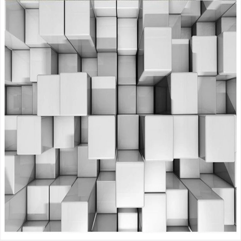 3d фотообои на заказ потолочные фрески красивый тип 3 d куб тондость модная