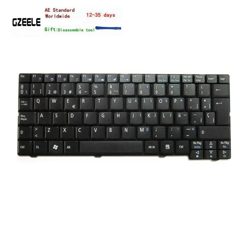 Новинка для Acer aspire one zg5 A110 A150 D150 D250 D210 ZA8 ZG8 KAV60 Emachines EM250 клавиатура испанская Teclado