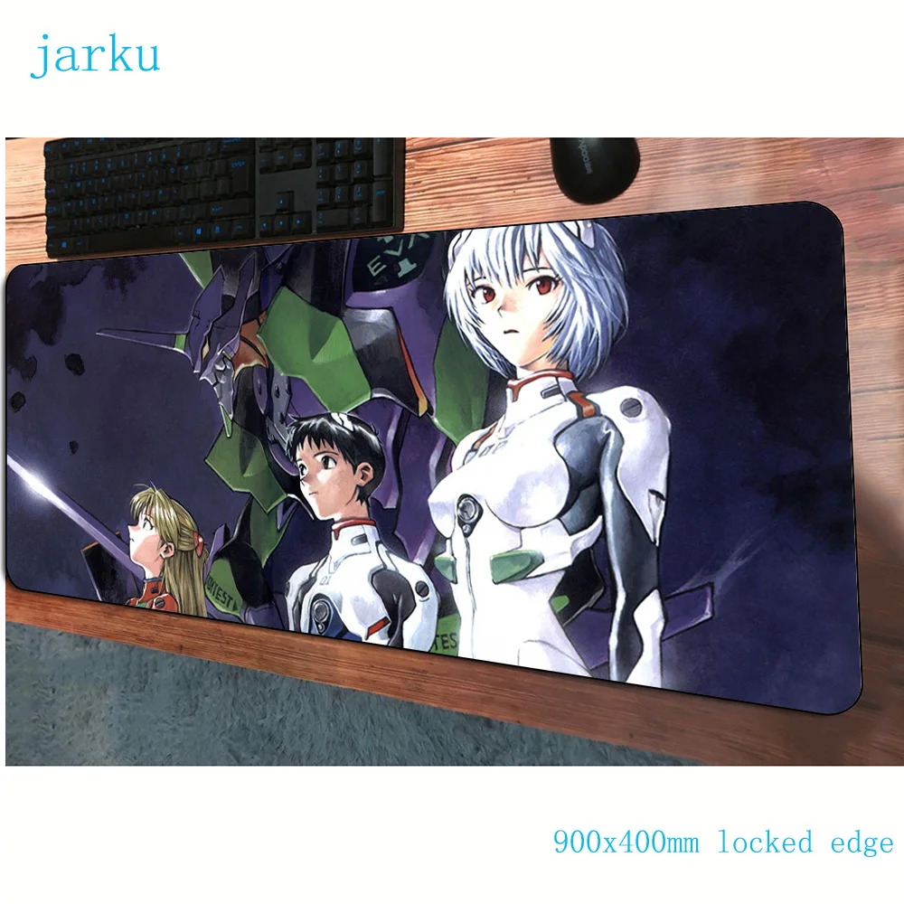 900x400x3 мм коврики для мыши evangelion Коврик для мыши notbook компьютерный коврик для мыши Аниме игровая мышь геймер клавиатура, мышка для ноутбука коврик