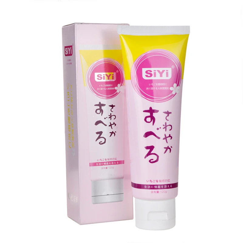 120 г Клубничная съедобная смазка для орального секса горячее ощущение