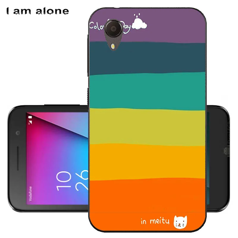 Сумки для телефона I am alone Vodafone Smart E9 2018 5 0 дюймов Мягкий ТПУ мобильный Модный чехол