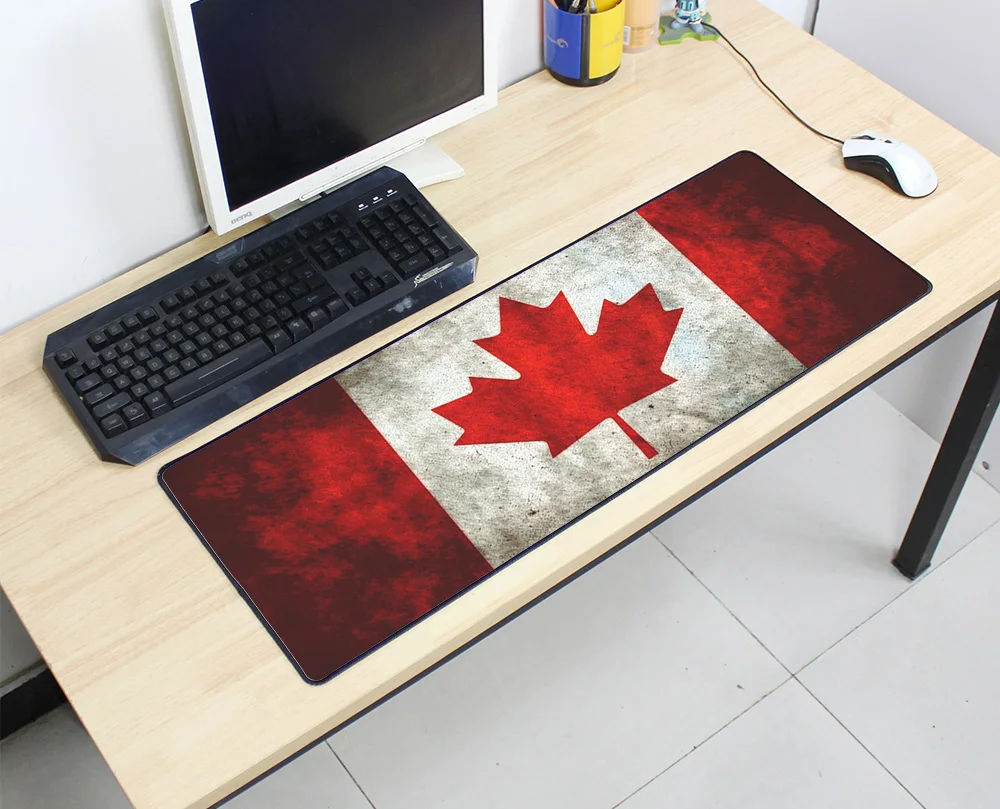 

hot sales Vintage Gaming Mouse Pad Plain Extend UKUSKorea Flag Desk cute Keyboard Mouse Mat Mousepad Gamer for Mass pattern Game