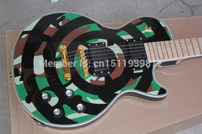 Бесплатная доставка новинка 2015 заводская магазин Zakk Wylde Меченый ЭМГ Доставка LP