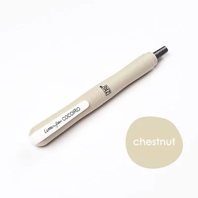 chestnut 1 шт. японский Kuretake каллиграфия ручка COCOIRO креативный мультфильм Scriptliner Кисть ручка милые школьные принадлежности канцелярские принадлежности - Цвет: chestnut