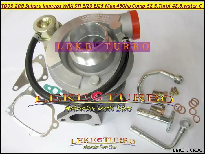 Турбокомпрессор для SUBARU Impreza WRX STI EJ20 EJ25 MAX 450HP турбокомпрессор с турбонаддувом 20G 8