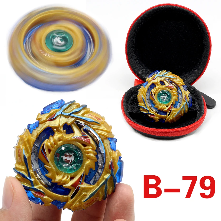 B-79 Золотое издание Toupie Bey Bay Burst игрушка B-122 без пускового устройства и коробки с металлическим сплавом вращается на верхней части арены лезвие детская игрушка - Цвет: B-79