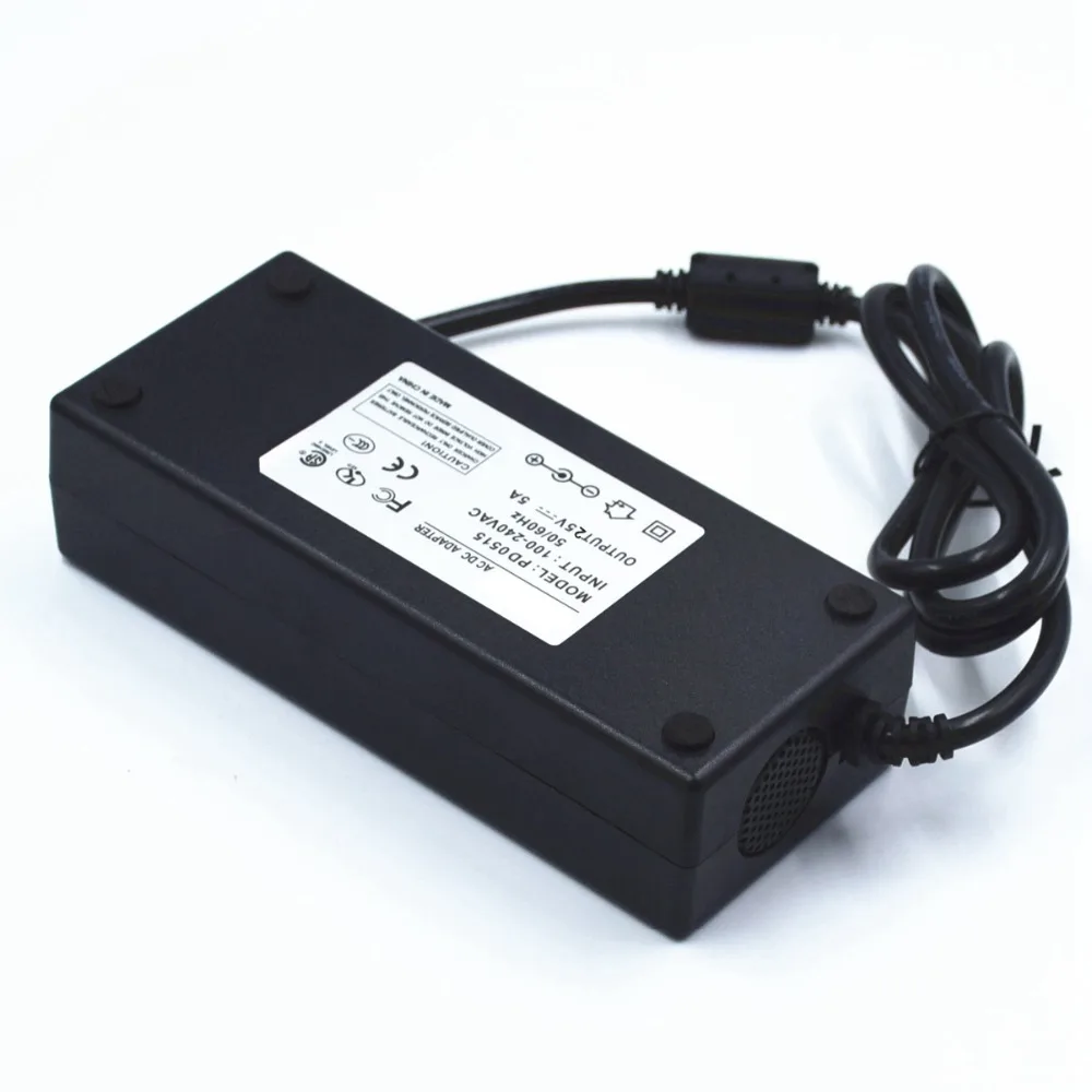 25V 5A 5000ma адаптер питания светодиодный трансформатор напряжения 25v 5a 125W импульсный