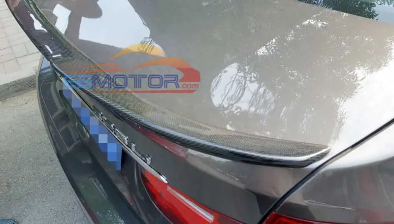 Настоящий спойлер багажника из углеродного волокна V для BMW 3 Series F30 F80 M3 4D Sedan 2012UP