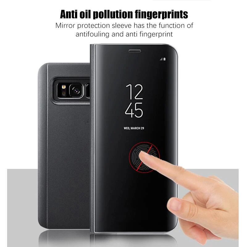 Чехол для Samsung Galaxy S8 Plus Роскошный прозрачный флип-чехол + G9550 G9500 чехол | Мобильные