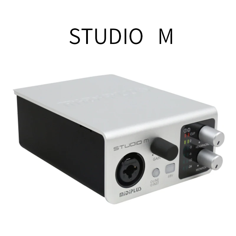 MIDIPLUS STUDIO M/S/2/4 звуковая карта USB аудио Интерфейс - Цвет: STUDIO M