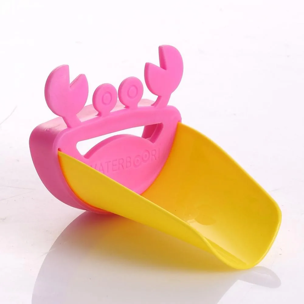 Симпатичный смеситель для раковины в ванную комнату удлинитель Краб Детские