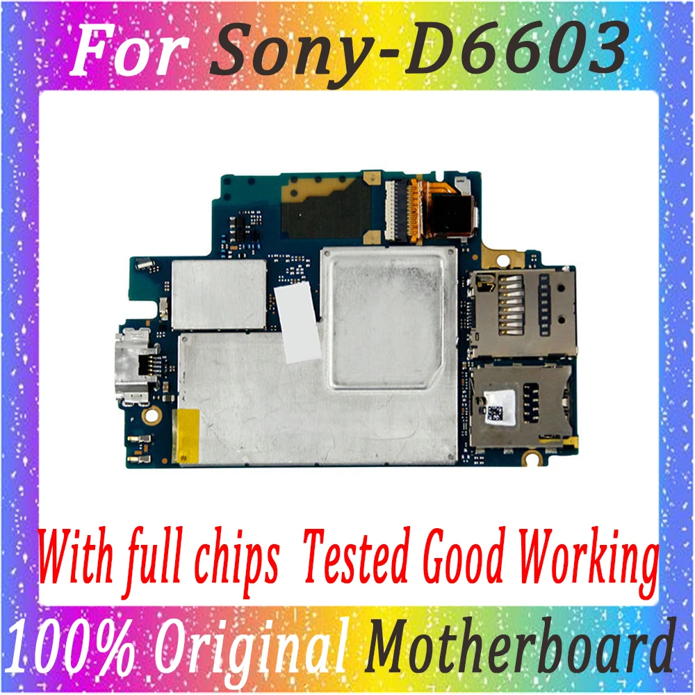 Полная разблокированная материнская плата для Sony Xperia Z3 D6603 с системой Android