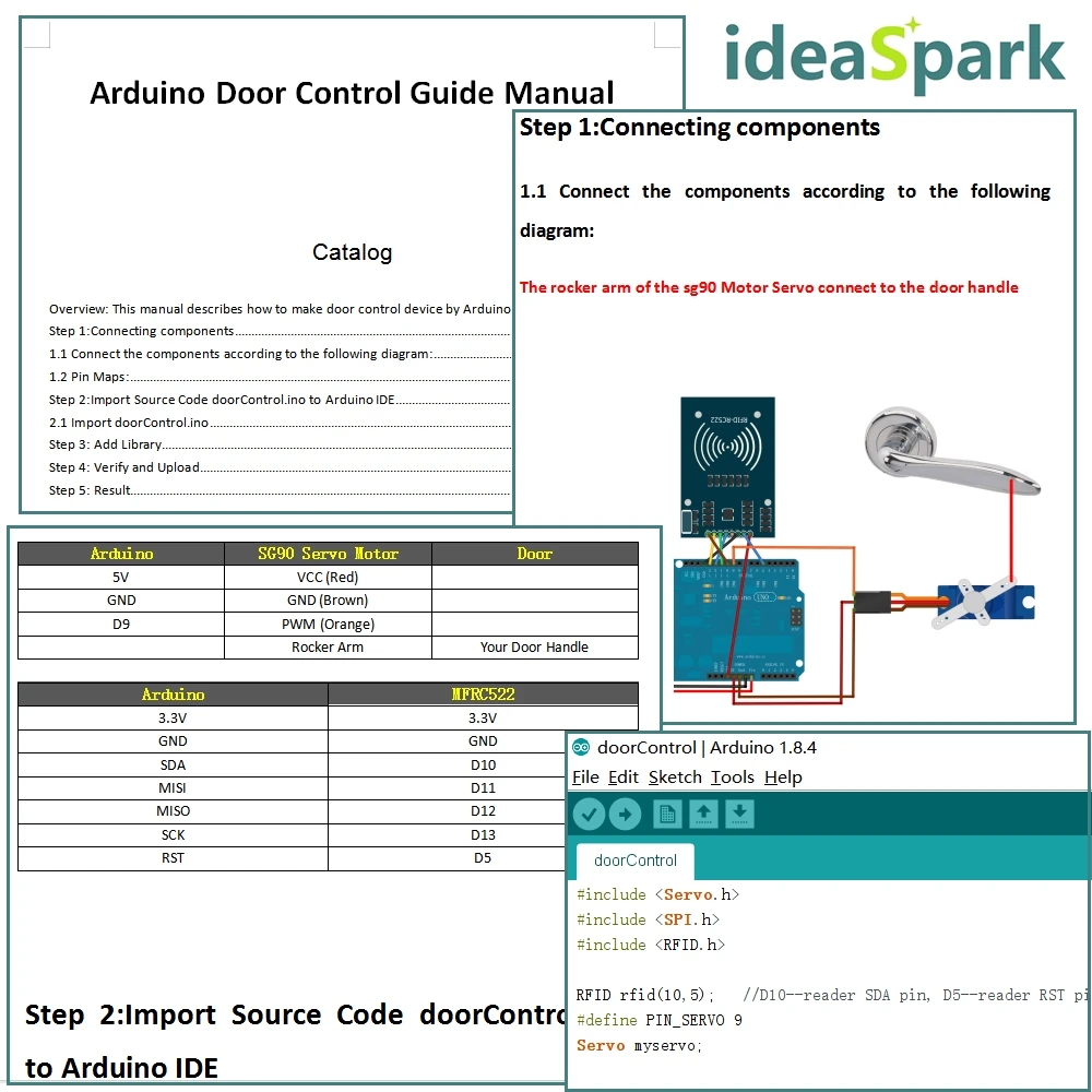 RFID RC522 датчик RF модуль для Arduino UNO комплект двери доступа Управление Наборы для Arduino UNO R3 Мега Nano начинающих стартер в комплекте с обучающим руководством