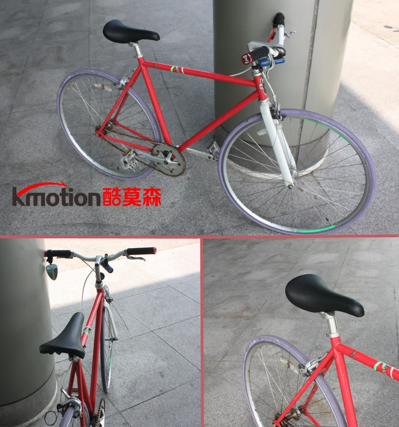 Седло для дорожного велосипеда Kmotion дышащая подушка из ПУ кожи эргономичный