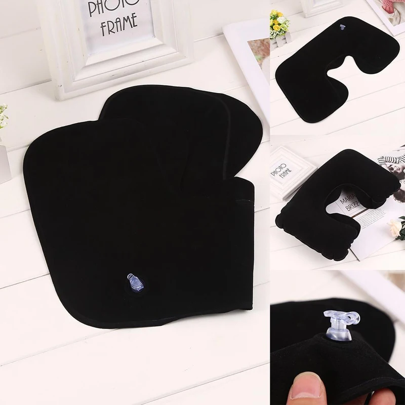 Высокое качество u-образная подушка для путешествий надувная шея автомобиля