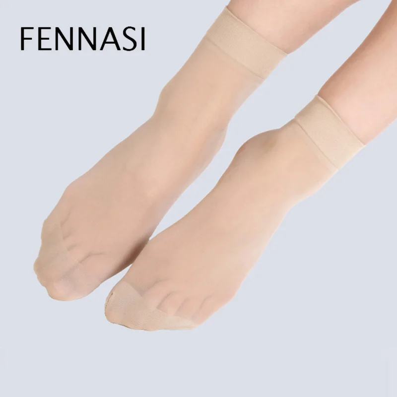 FENNASI 10 пар в комплекте Носки для летние Для женщин нейлон гольфы из сетчатого