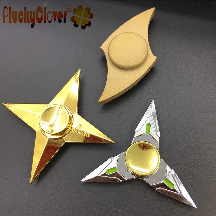 1 шт. треугольные блесны ниндзя из металла увеличивающие фокус Tri spinner Naruto Edc
