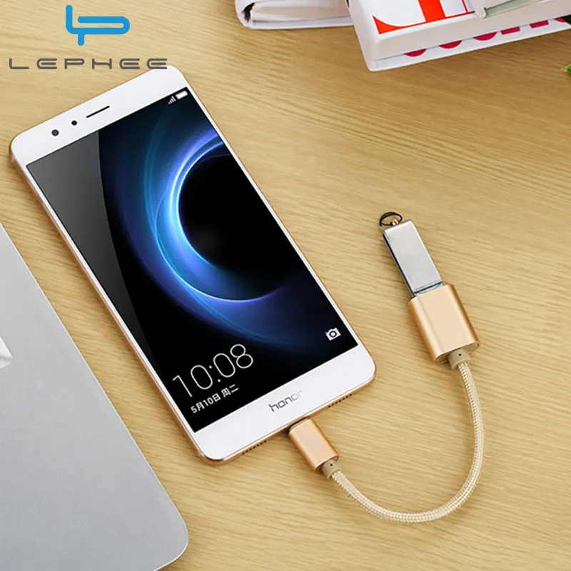 LEPHEE USB Type C to OTG Cable Adapter Type-c Charger Converter for Samsung S8 MacBook Oneplus 5 Xiaomi 6 LG | Электроника