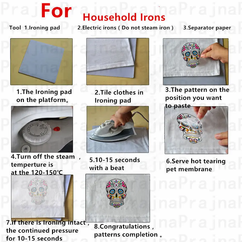 

Prajna Cute Cartoon Unicorn Heat Transfers Vinyl Ironing Stickers Applique Patches For Kids Clothes DIY Transfers Wholesale