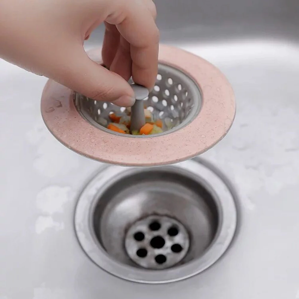 Силиконовое ситечко для раковины фильтр пробка воды устройство улавливания