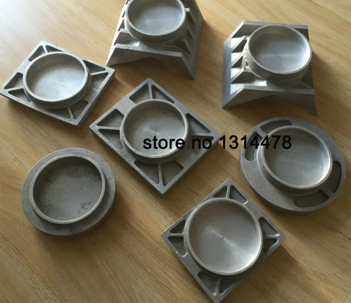 Алюминиевые формочки для грузовых автомобилей семь штук в комплекте|tyre vulcanizing