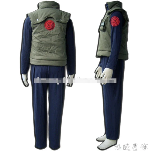 Костюм для косплея Hatake Kakashi полный комплект включает туфли кунай повязку на