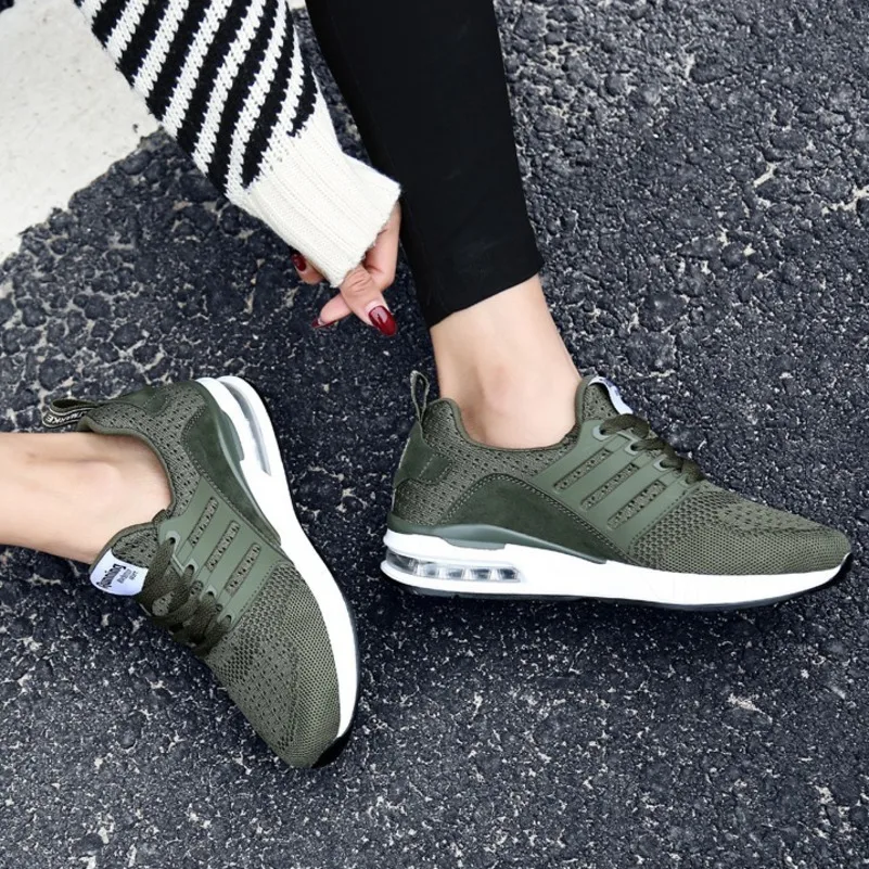 Беговые кроссовки для женщин амортизирующая дышащая обувь унисекс уличная