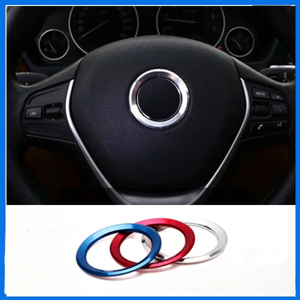 

Aluminum car steering wheel decoration sticker for bmw E39 E46 E53 E60 E61 E64 E70 E71 E85 E87 E90 E83 F10 F20 F21 F30 F35