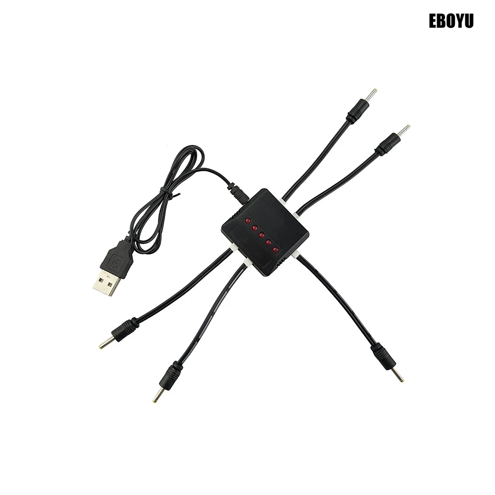Балансирующее зарядное устройство 1 5 Lipo + шт. зарядных кабелей для JJRC H47 T47 HS160 E56 H47WH