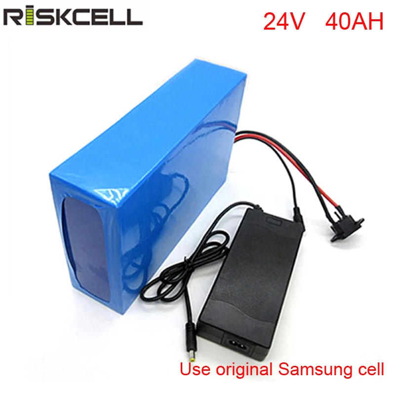 

Customizable li-ion battery pack 24v 40ah battery for electric golf carts with 5A charger +bms For Samsung cell