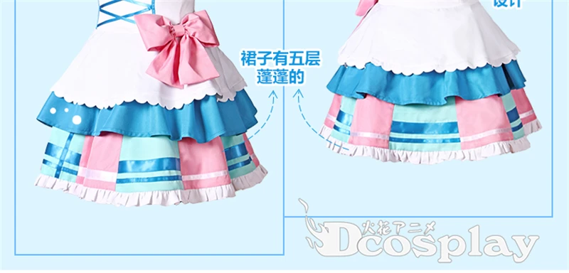Обувь в стиле аниме «Живая любовь! Sunshine Aqours 1 первый всех членов пение песня косплей костюм вечерние Хэллоуин и Рождественская форма женское платье