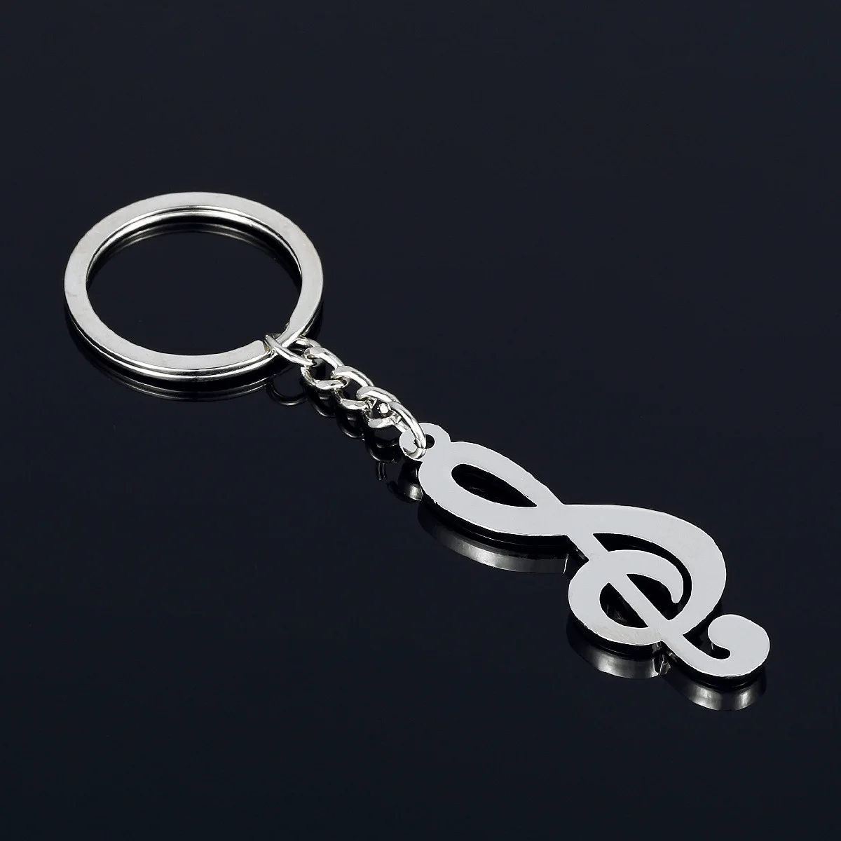 Creative Gift Personality Note Keychain Fashion Simple Metal Music Notation For Keys Men Car Women Bag Accessories | Украшения и