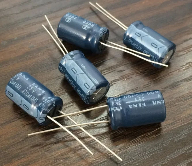 10 шт. 470 мкФ 35В ELNA RE3 серии 10x16 мм 35V470uF аудио конденсатор с алюминиевой крышкой