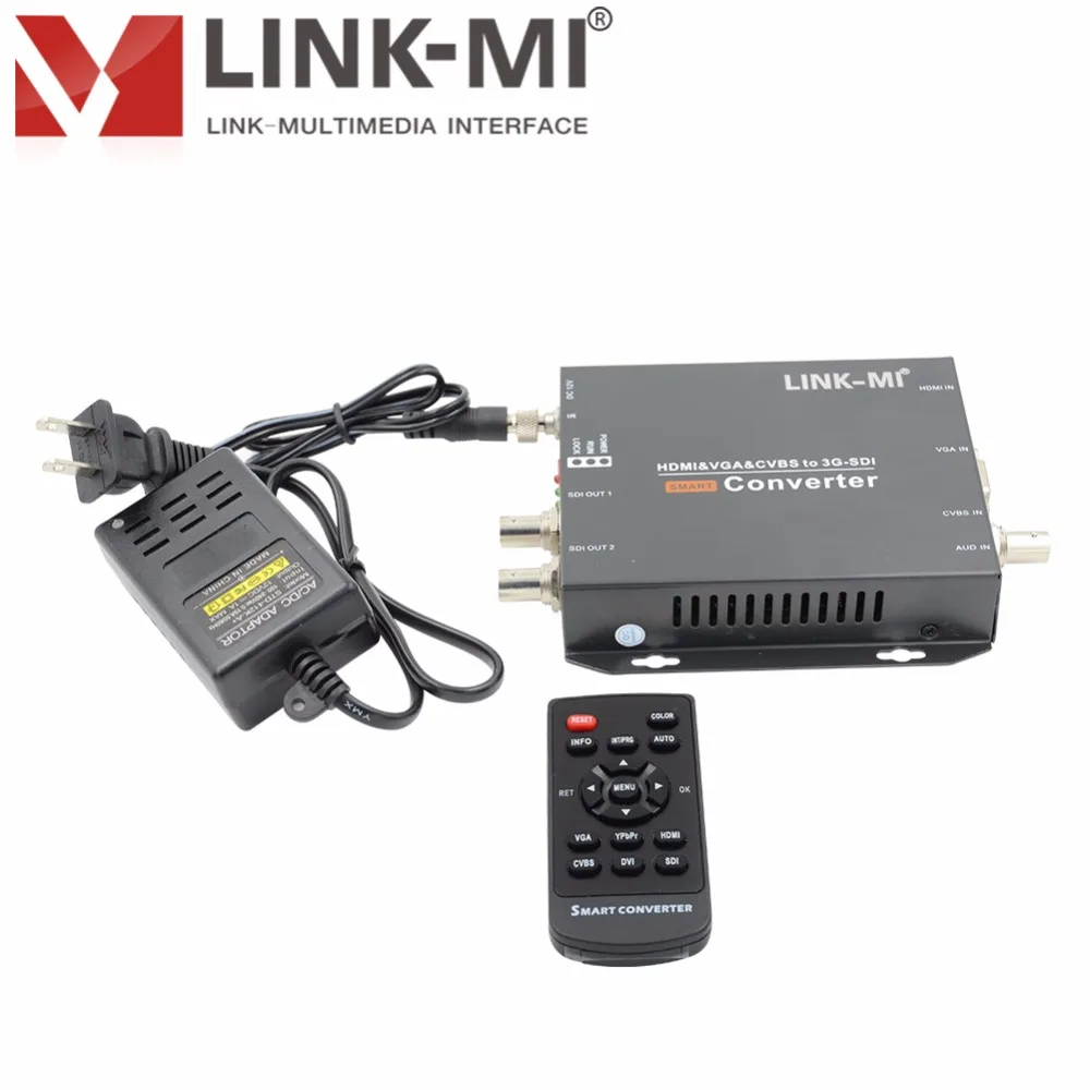 LINK MI CV190 HDMI VGA CVBS к SD/HD/3G SDI видео преобразователь до 200x120 @ 60 Гц сигнал PAL/NTSC HD m 3G m|cvbs to