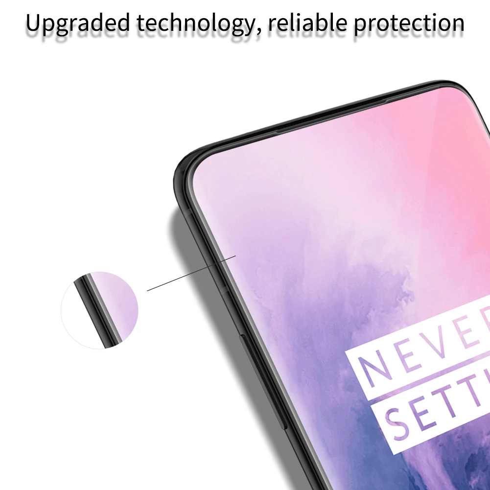 Nillkin Полный Клей Стекло для OnePlus 7 Pro экран протектор Защитная пленка закаленное стекло безопасности установка инструменты