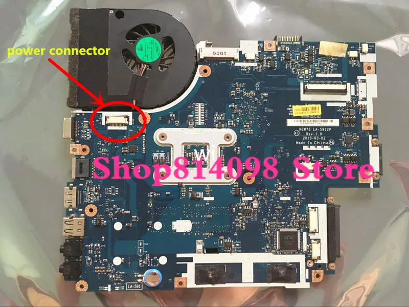 Материнская плата KEFU для ноутбука acer NEW75 5551G 5552G с теплоотводом все функции