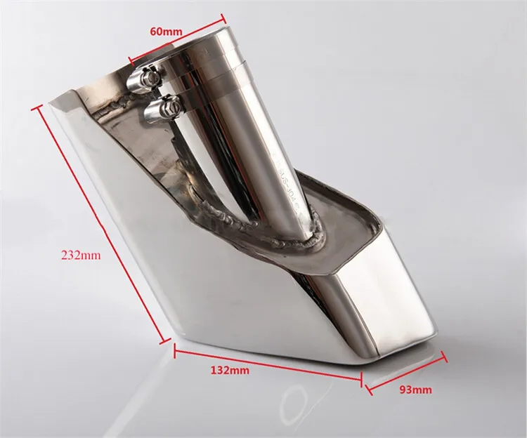 Chrome 304 Нержавеющая сталь глушитель Совет для Land Rover 05-12 Range Rover Дизель/бензин