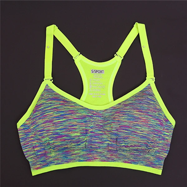

Women Yoga Vest Seamless Fitness Sports Bra Tops Gym Underwear Bras Women Padded Top Athletic Vest Fitness Bras Running Tights