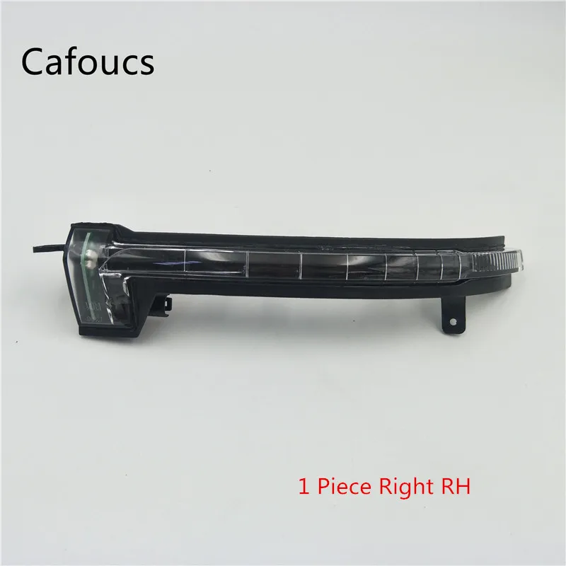 1 piece right RH Cafoucs зеркало заднего вида Поворотная сигнальная лампа светодиодный индикатор светильник для Volkswagen VW Touareg 2011 2012 2013 - Испускаемый цвет: 1 piece right RH