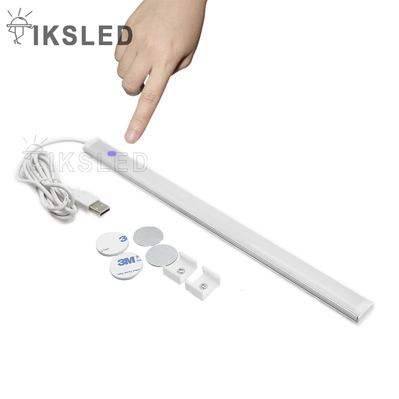 1 шт. USB DC 5 V стойкая LED полоса лампа сенсорное управление переключатель 2835 SMD 30