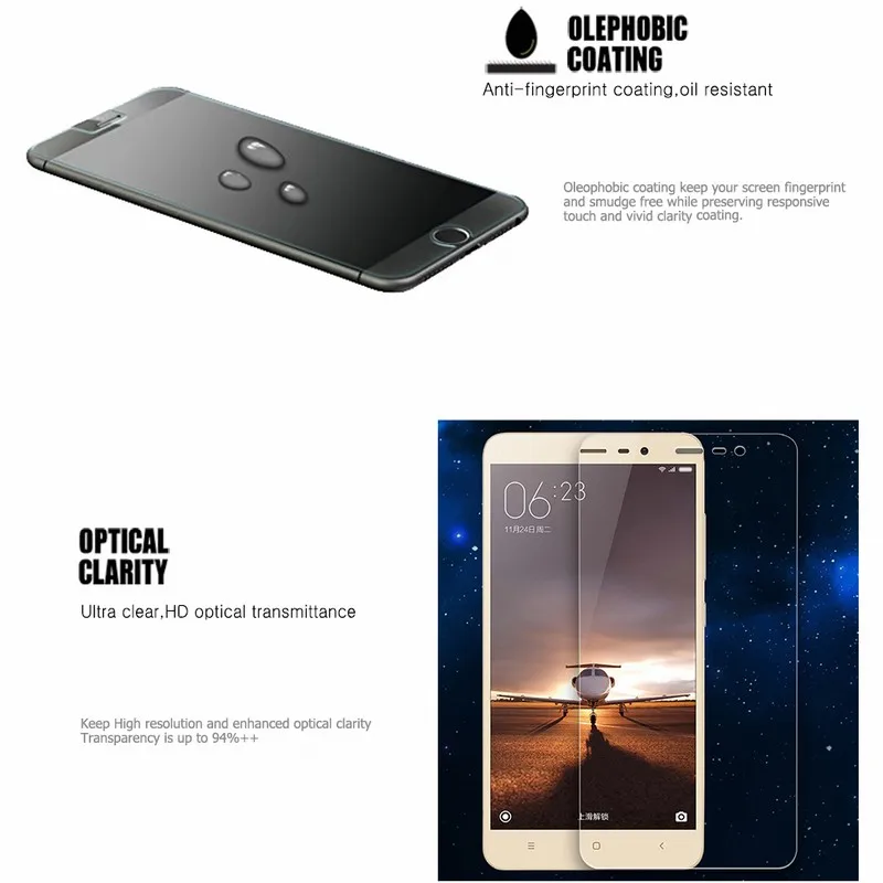 2.5D 9H закаленное стекло для Xiaomi Redmi Note 2 3 4 Note3 Pro 4A 3X 3S специальное издание защита