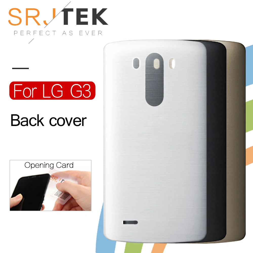 SRJTEK для LG G3 крышка батареи задняя дверь корпус батарея Дверь Запасные