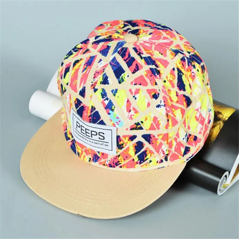 Мужская и женская встроенные шляпы зомби вампира рисунком Snapback aseball Cap хип хоп