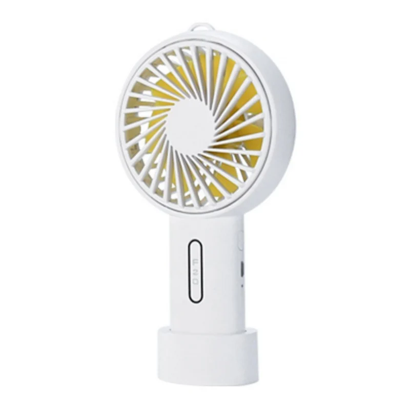 Handheld USB Fan Cooler 3 Speed Adjustable Mini Rechargeable Handy Small Desk Desktop Cooling Birthday Gift | Дом и сад