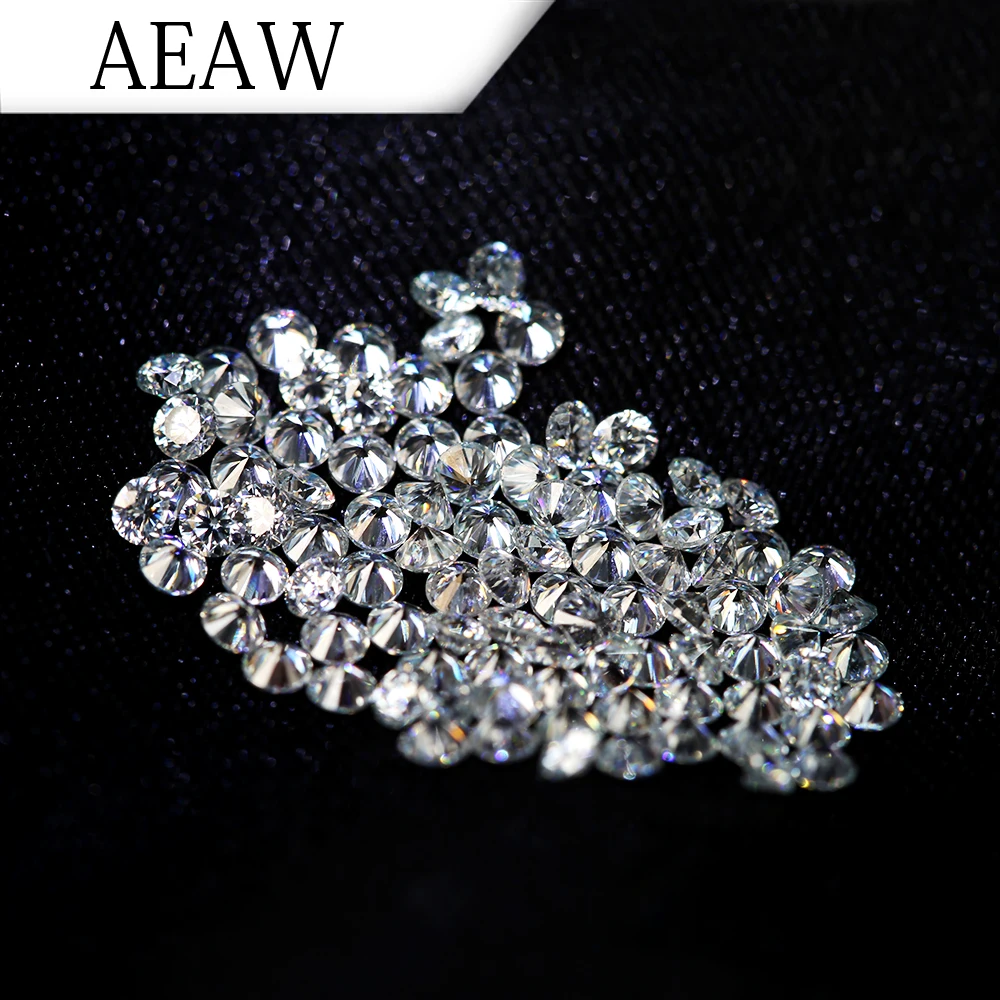AEAW 1 8 мм всего CTW карат F цвет Сертифицированный лаборатория Moissanite алмазные