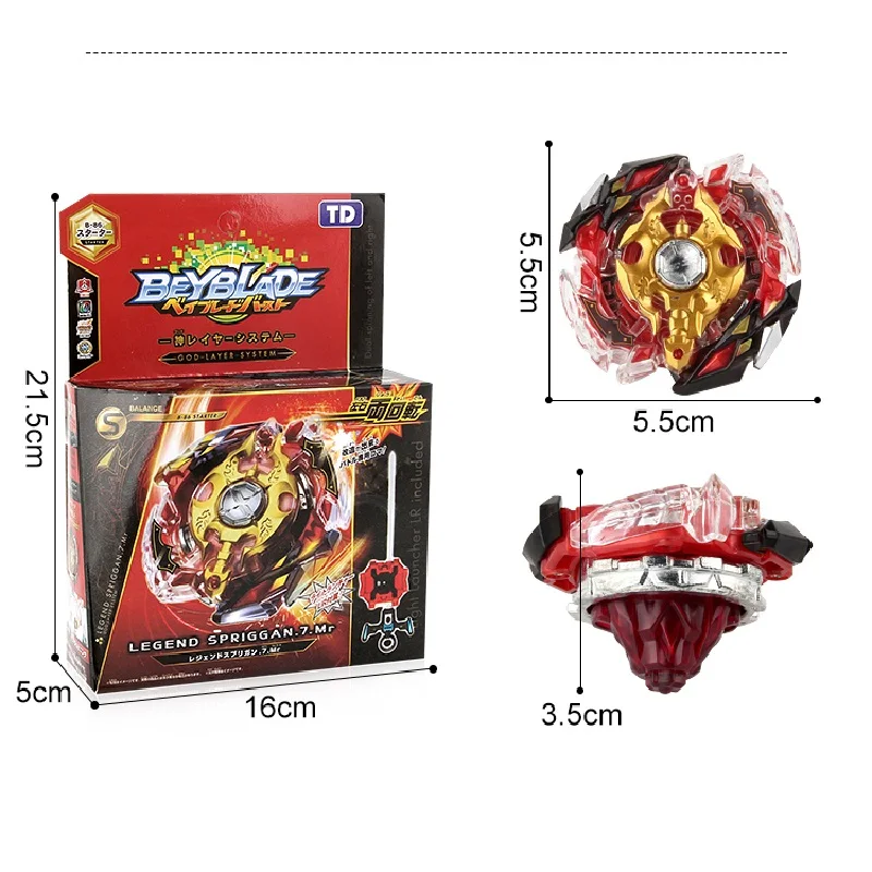 Забавный B-100 Beyblade burst стартер Bey Blade Лезвия Металл fusion bayblade с пусковым устройством высокая производительность battling top