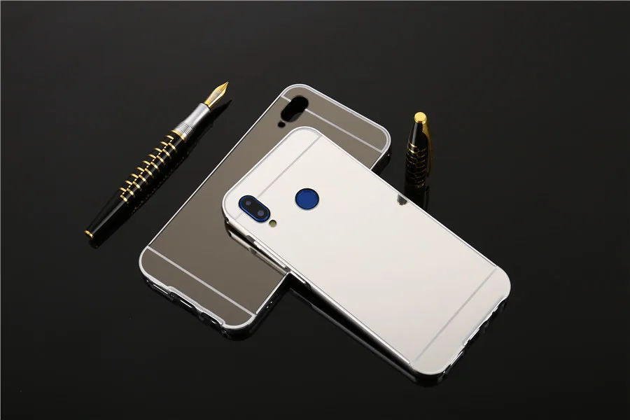 Роскошные зеркальные Чехлы розового золота для Xiaomi Redmi Note 7 алюминиевая