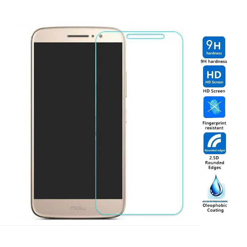 2 шт. закаленное стекло для Motorola Moto M XT1663 Защитная пленка экрана MOTO Z2 G XT1028 C G5 G5PLUS Play
