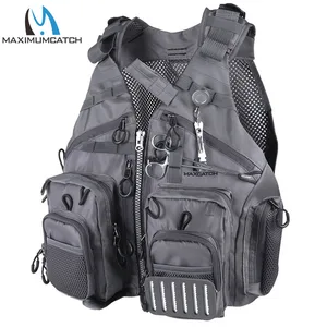 Maximumcatch Fly Fishing Vest регулируемые пакеты с карманами и съемные плавающие подушки Рыболовный Жилет